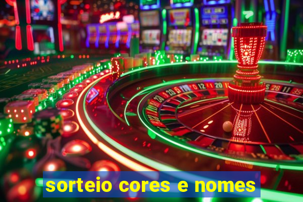 sorteio cores e nomes