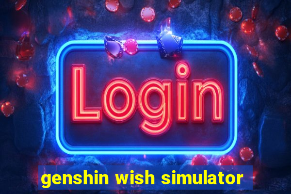 genshin wish simulator