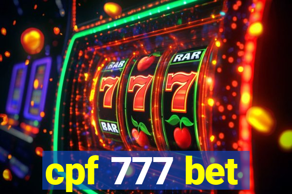 cpf 777 bet