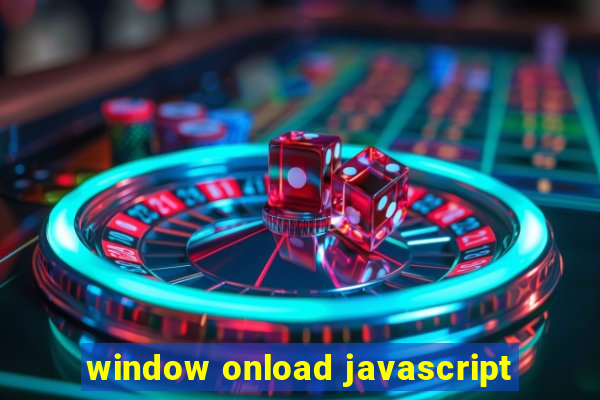 window onload javascript