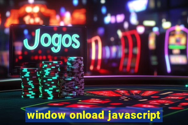 window onload javascript