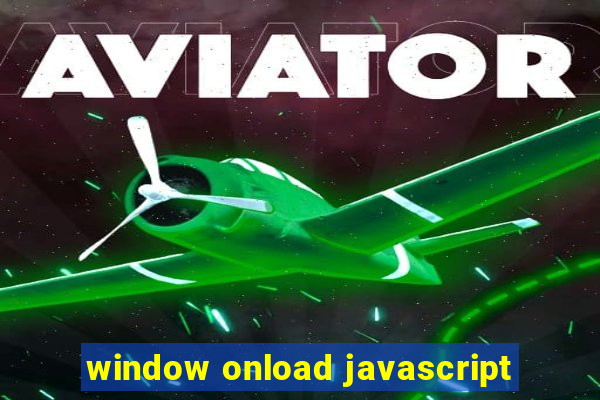 window onload javascript