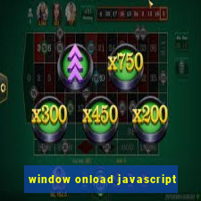 window onload javascript