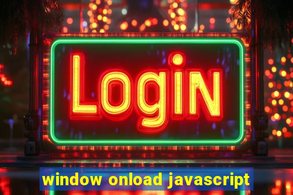 window onload javascript