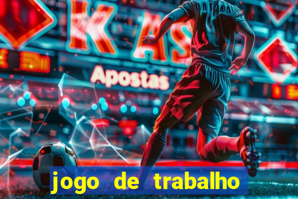 jogo de trabalho no escritório