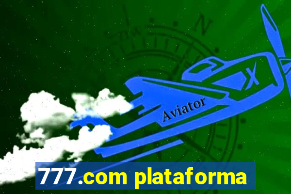 777.com plataforma