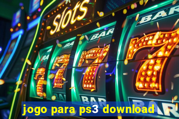 jogo para ps3 download