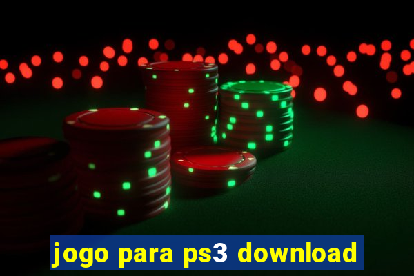 jogo para ps3 download