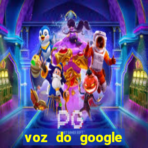 voz do google tradutor homem