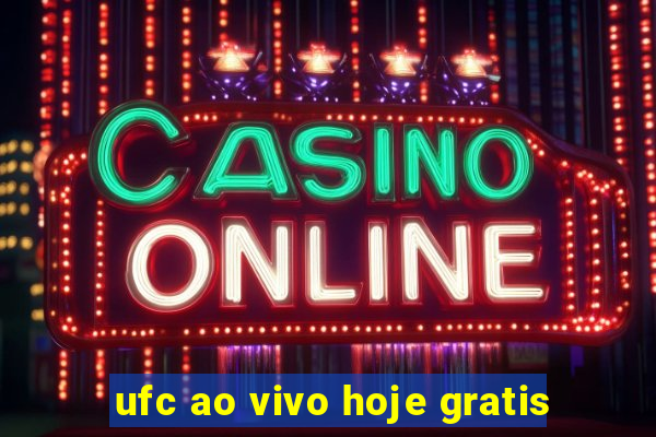 ufc ao vivo hoje gratis