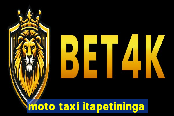 moto taxi itapetininga