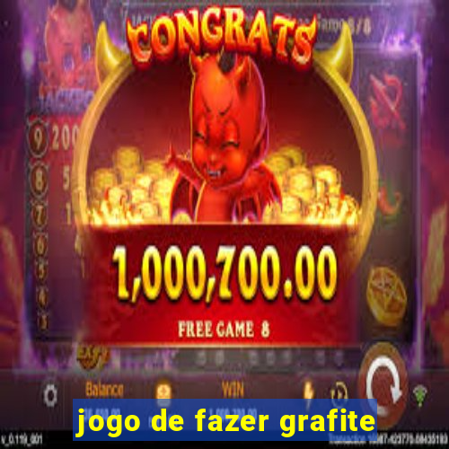 jogo de fazer grafite