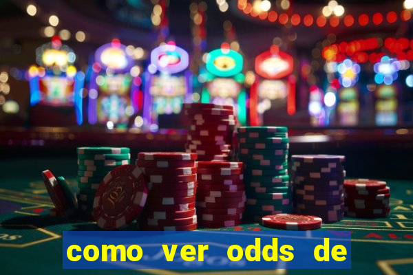 como ver odds de jogos passados