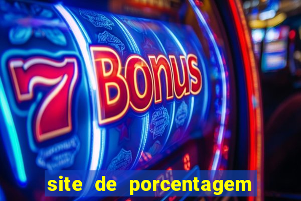 site de porcentagem de jogos slots