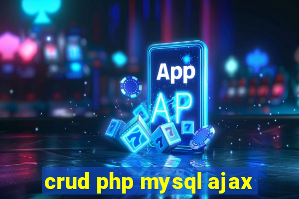 crud php mysql ajax