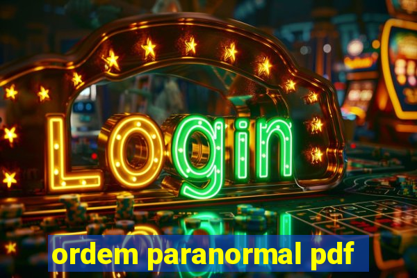 ordem paranormal pdf