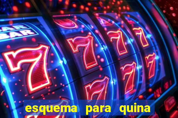 esquema para quina com 20 dezenas