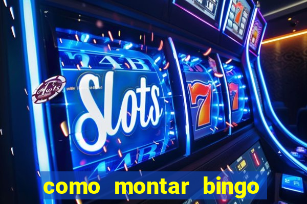 como montar bingo brinquedos toia