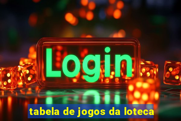 tabela de jogos da loteca