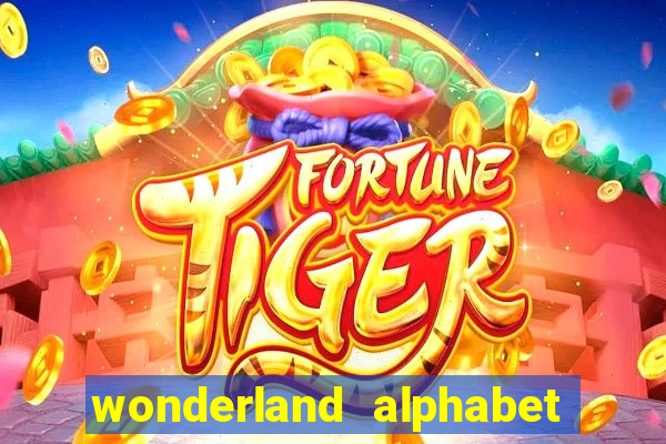 wonderland alphabet comic studio