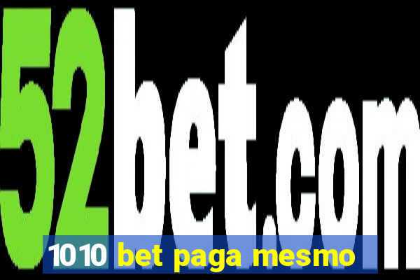 1010 bet paga mesmo