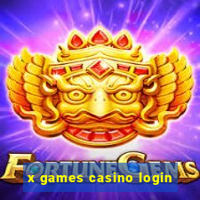 x games casino login