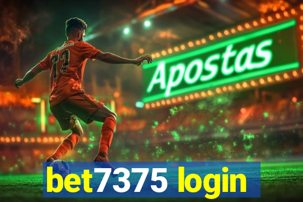 bet7375 login