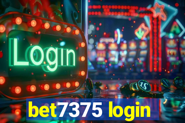 bet7375 login