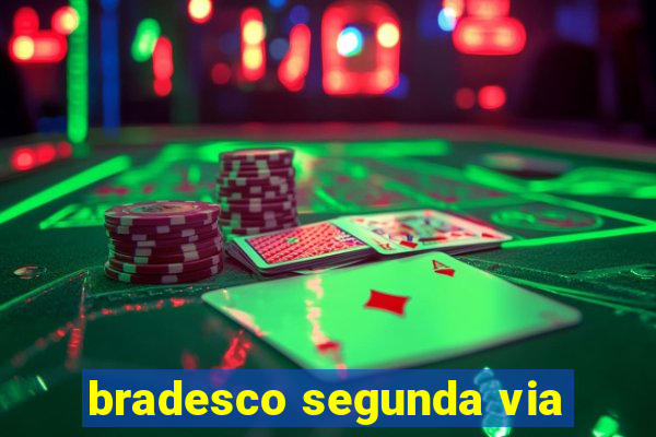 bradesco segunda via