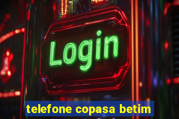 telefone copasa betim