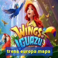 trens europa mapa