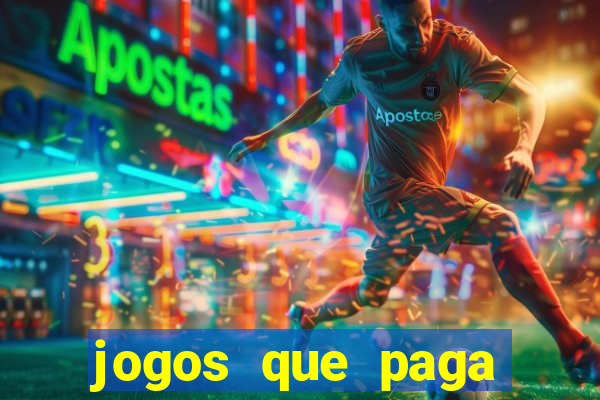 jogos que paga dinheiro de verdade no pix