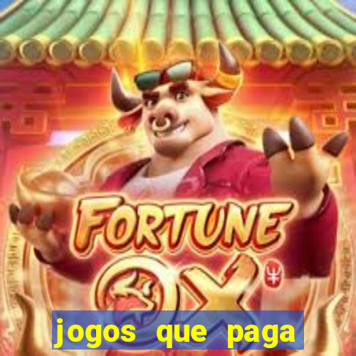 jogos que paga dinheiro de verdade no pix