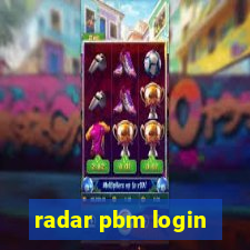 radar pbm login