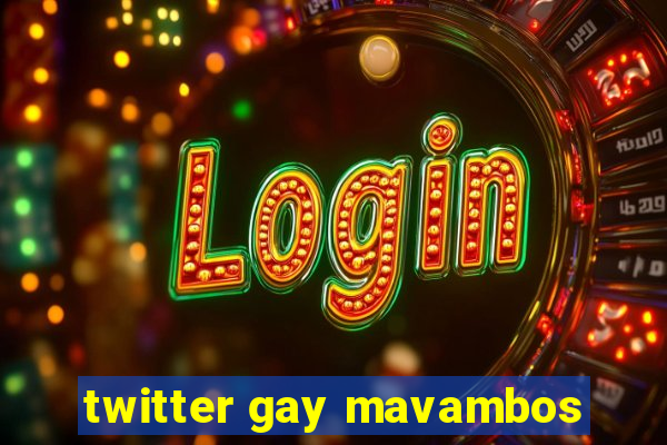 twitter gay mavambos