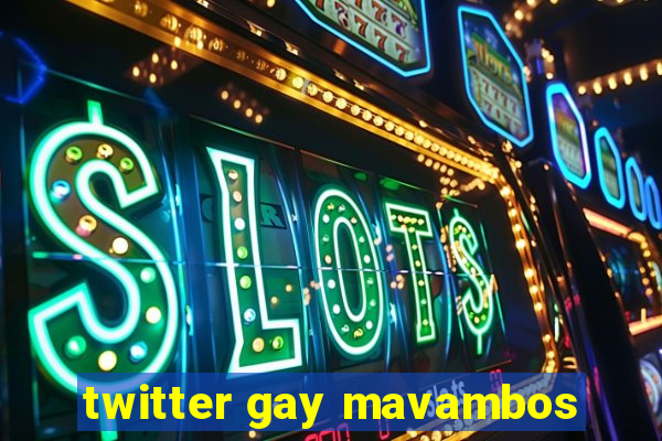 twitter gay mavambos