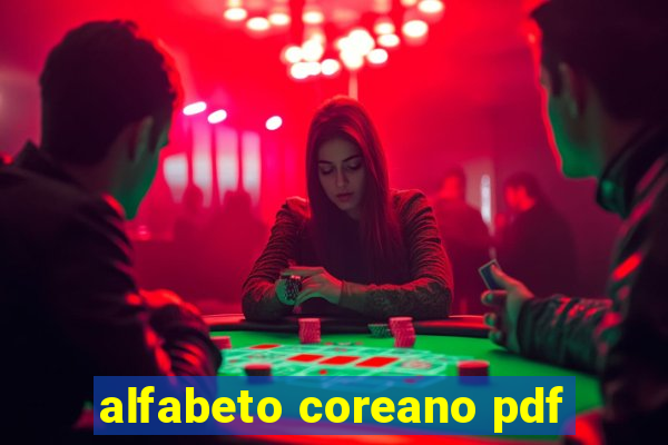 alfabeto coreano pdf