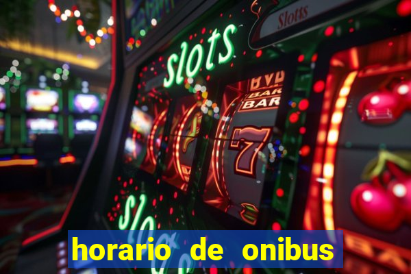 horario de onibus santos dumont x juiz de fora