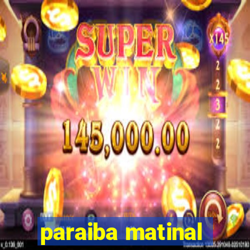 paraiba matinal