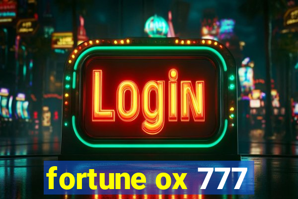 fortune ox 777