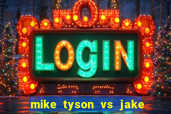 mike tyson vs jake paul assistir online