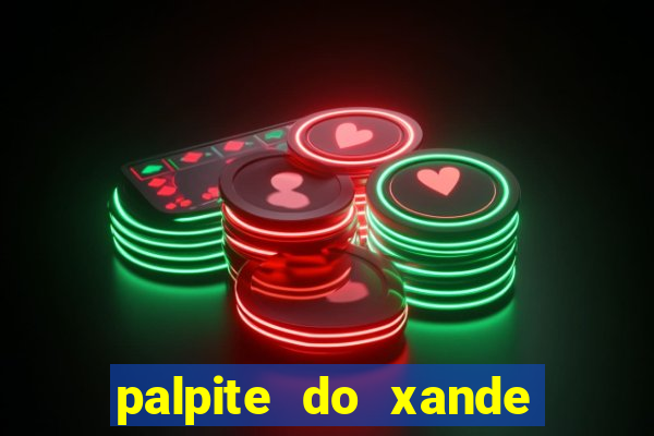 palpite do xande para hoje