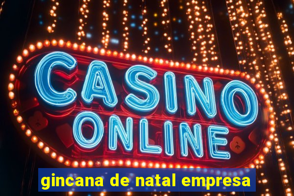 gincana de natal empresa