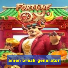 amen break generator