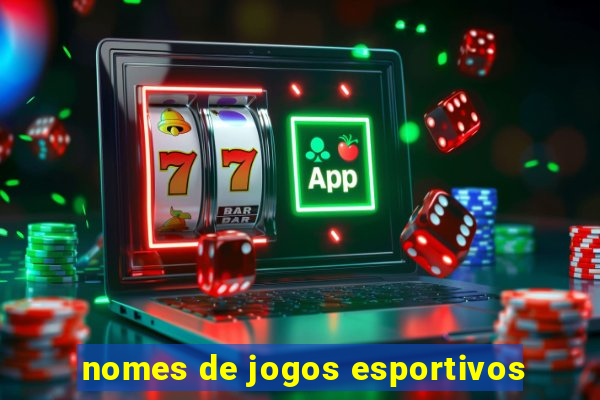 nomes de jogos esportivos