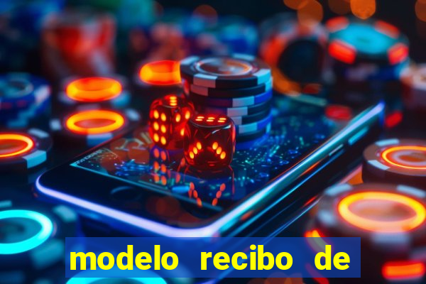 modelo recibo de pagamento autonomo