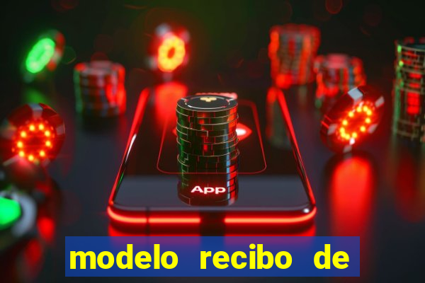 modelo recibo de pagamento autonomo