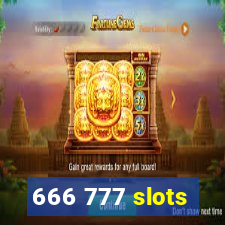 666 777 slots