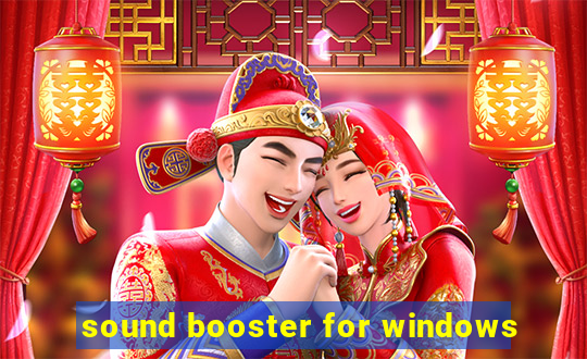 sound booster for windows