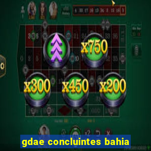 gdae concluintes bahia